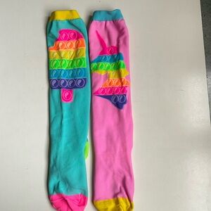 Colorful Kids Pop It Socks